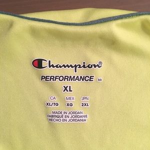 Yellow workout top
